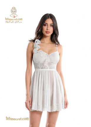 Horses lingerie short sleepwear in soft fabric, featuring delicate design and comfortable fit, shown in the image.