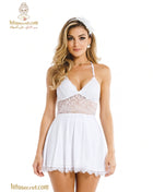 Qween lingerie short dress, delicate and elegant lace lingerie, soft fabric with intricate detailing, perfect for intimate wear.