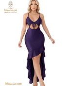 Long lingerie from ليالي العمر featuring elegant design, soft fabric, and intricate details, perfect for stylish and comfortable wear.