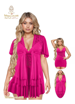 Lingerie 0180 لانجري قميص بروب - Teta Secret