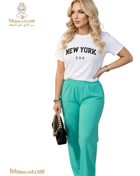 Turky lingerie set 5400 بيجامه in soft fabric with delicate detailing, designed for comfortable and stylish wear.