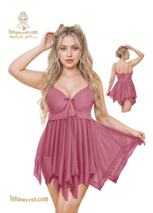 Lingerie 4500 بيبي دول روز كاندى - Teta Secret