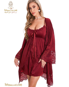 Star Lingerie 4047 elegant lace lingerie robe with delicate details, showcased in a stylish and comfortable design.