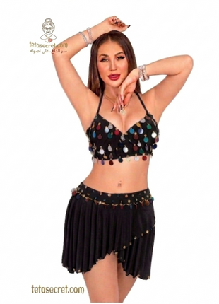 Moga lingerie dance set with elegant design, featuring intricate details and delicate fabric for stylish performance wear.
