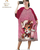 Dudu lingerie 1005 كاش دودو in soft fabric with delicate lace details, shown on a model showcasing its elegant design.