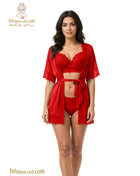 Elegant set of three lingerie pieces from السعاده, featuring stylish and comfortable designs in soft fabric.