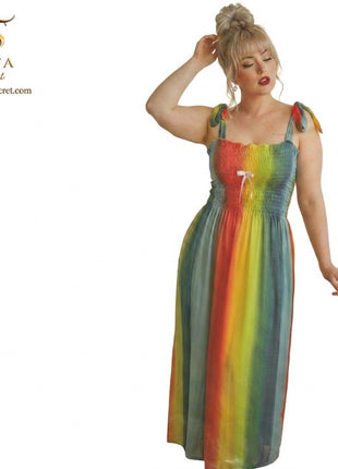 Colorful Koko lingerie 1070 فستان الوان set featuring delicate lace and vibrant fabric, designed for elegant and comfortable wear.