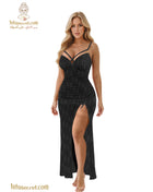 Koko long lingerie nightdress 4045 فستان نوم طويل in soft fabric, featuring elegant design and comfortable fit.