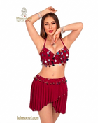 Moga lingerie 550 dance costume, featuring delicate fabric and intricate design, shown in a close-up image.