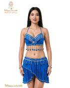 Moga lingerie dance costume with intricate lace design, featuring a stylish and elegant lingerie set for dance or performance wear.