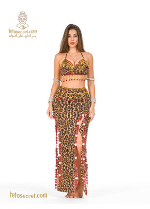 Moga lingerie set with intricate Arabic dance-inspired design, featuring elegant fabric and detailed embellishments.