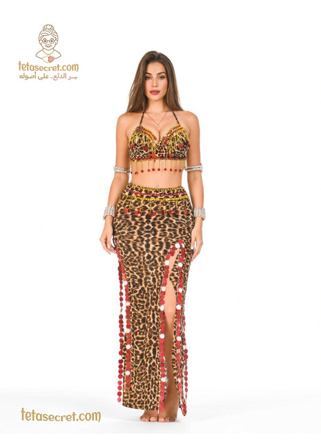 Moga lingerie set with intricate Arabic dance-inspired design, featuring elegant fabric and detailed embellishments.