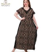 Soso lingerie set featuring a tiger-patterned 180عبايه تايجر design, stylish and comfortable for elegant evening wear.