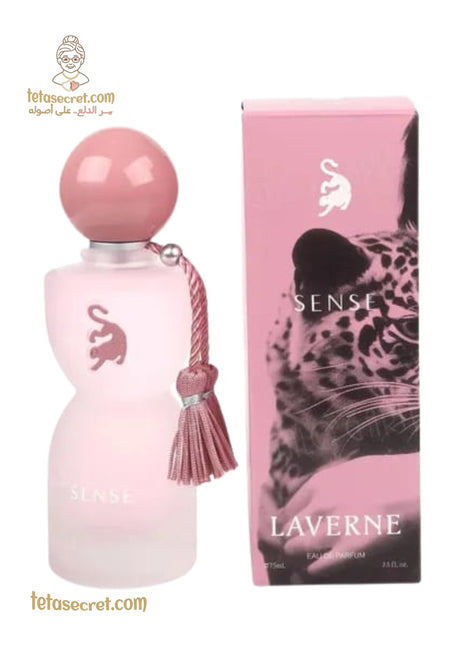 Laverne Sense Laverne Eau de Parfum bottle with elegant design, showcasing the fragrance for women.