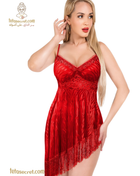 Al Amira Top lingerie short dress, stylish and elegant, featuring delicate lace details and a flattering fit.
