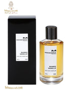 Mancera Roses Vanille Eau de Parfum bottle with rose and vanilla notes, elegant design, and floral fragrance appearance