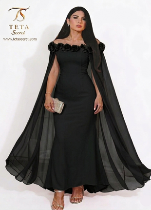 Lingerie 785 evening dress by التوامان featuring elegant design, displayed in a stylish Gemini-generated image.