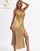 Joker lingerie long style, elegant and comfortable, shown in a stylish long lingerie design with intricate details and soft fabric.