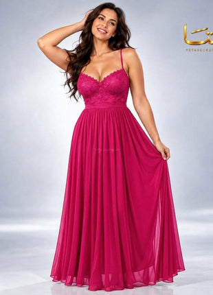 Jouner long lingerie nightdress with elegant design, soft fabric, and flowing fit, perfect for comfortable sleepwear.