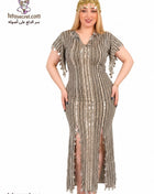 Shkawa lingerie 780 عبايه شقاوه in elegant design, displayed on a model, showcasing intricate details and luxurious fabric.