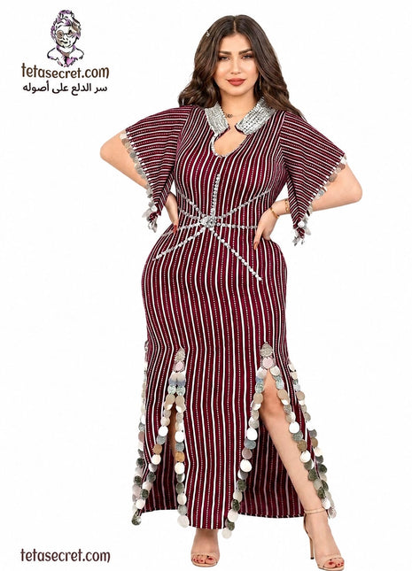 Shkawa lingerie 813 عبايه شقاوه in soft fabric, featuring intricate design and delicate details, displayed on a neutral background.