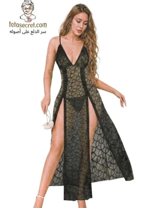 Jony long lingerie 3084, elegant and comfortable lace lingerie set shown in a detailed front view.