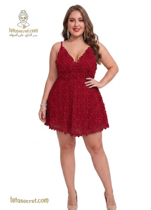 Al Amira Top lingerie short nightdress with lace design, featuring a delicate, feminine style perfect for comfortable sleepwear.