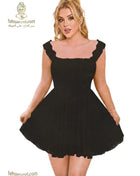 Joker lingerie short dress, elegant and stylish, displayed on a model with delicate fabric and intricate design.