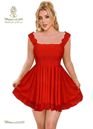 Joker lingerie short dress, elegant and stylish, featuring delicate fabric and intricate design details for a chic look.