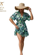 Jouri lingerie sleep shirt in soft fabric, featuring delicate lace details and a relaxed fit for comfortable nighttime wear.