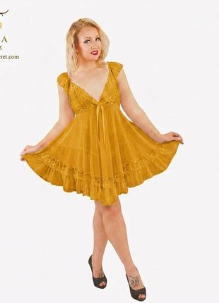 Jouner lingerie short nightdress with delicate fabric, featuring a comfortable fit and elegant design, perfect for sleepwear.