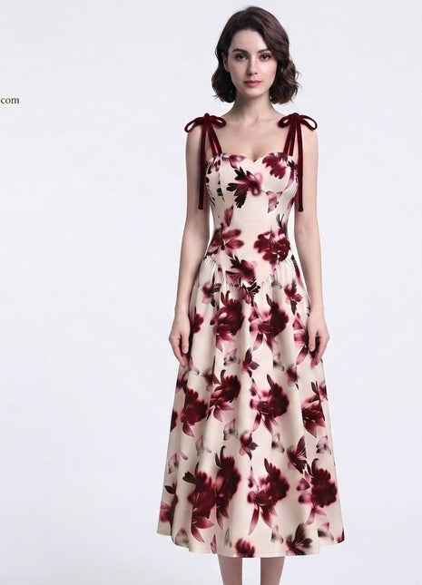 Pink floral lingerie dress from التوامان featuring delicate lace and a fitted design, perfect for elegant and comfortable wear.