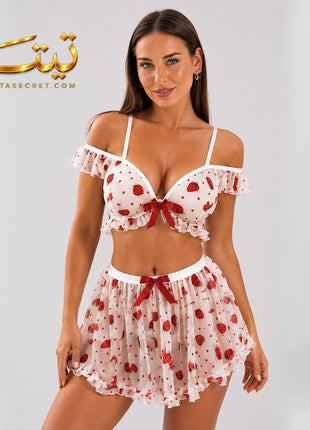 Lingerie 547 طقم الفراوله