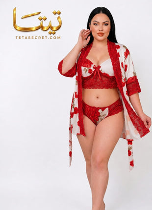 Lingerie طقم ورد 275