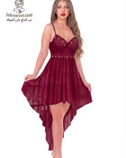 Elegant white lingerie from السعاده, featuring a short, delicate design perfect for intimate wear.