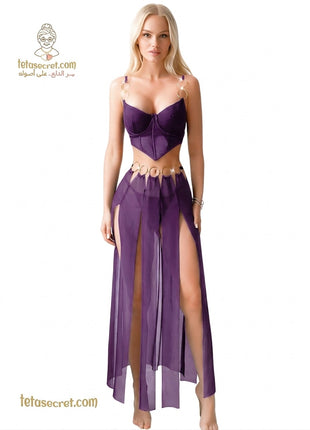 Jony Lingerie 4031 لانجري الدلع, elegant and stylish lingerie set with intricate lace details, displayed on a mannequin.