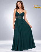 Red Rose long lingerie nightgown in soft fabric, featuring a flowing design and delicate details, perfect for comfortable elegance.