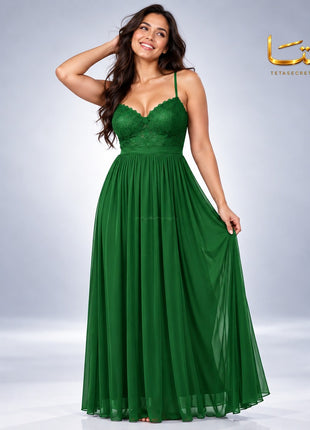 Elegant long nightgown lingerie by Jouner, featuring soft fabric and a flowing design, perfect for comfortable sleepwear.