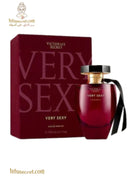 Victoria's Secret Very Sexy perfume bottle in red with elegant design, showcasing the vibrant fragrance packaging.